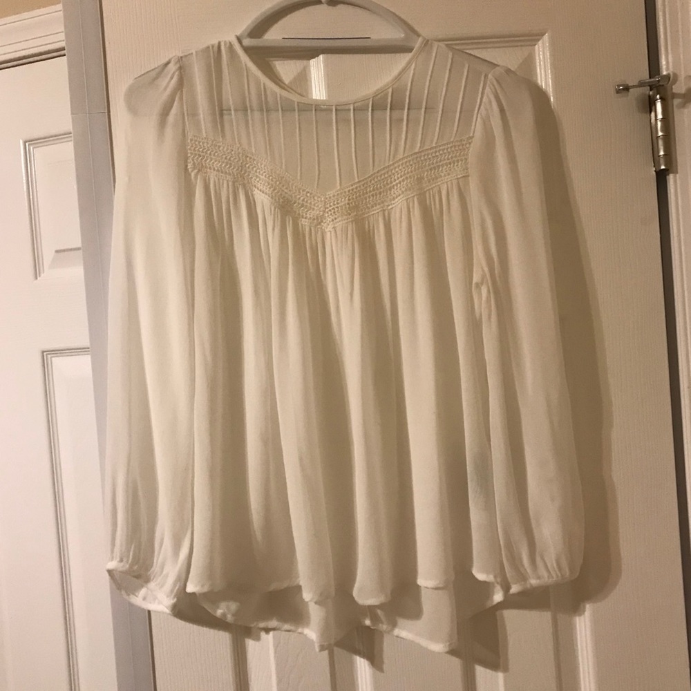 White Sheer Blouse